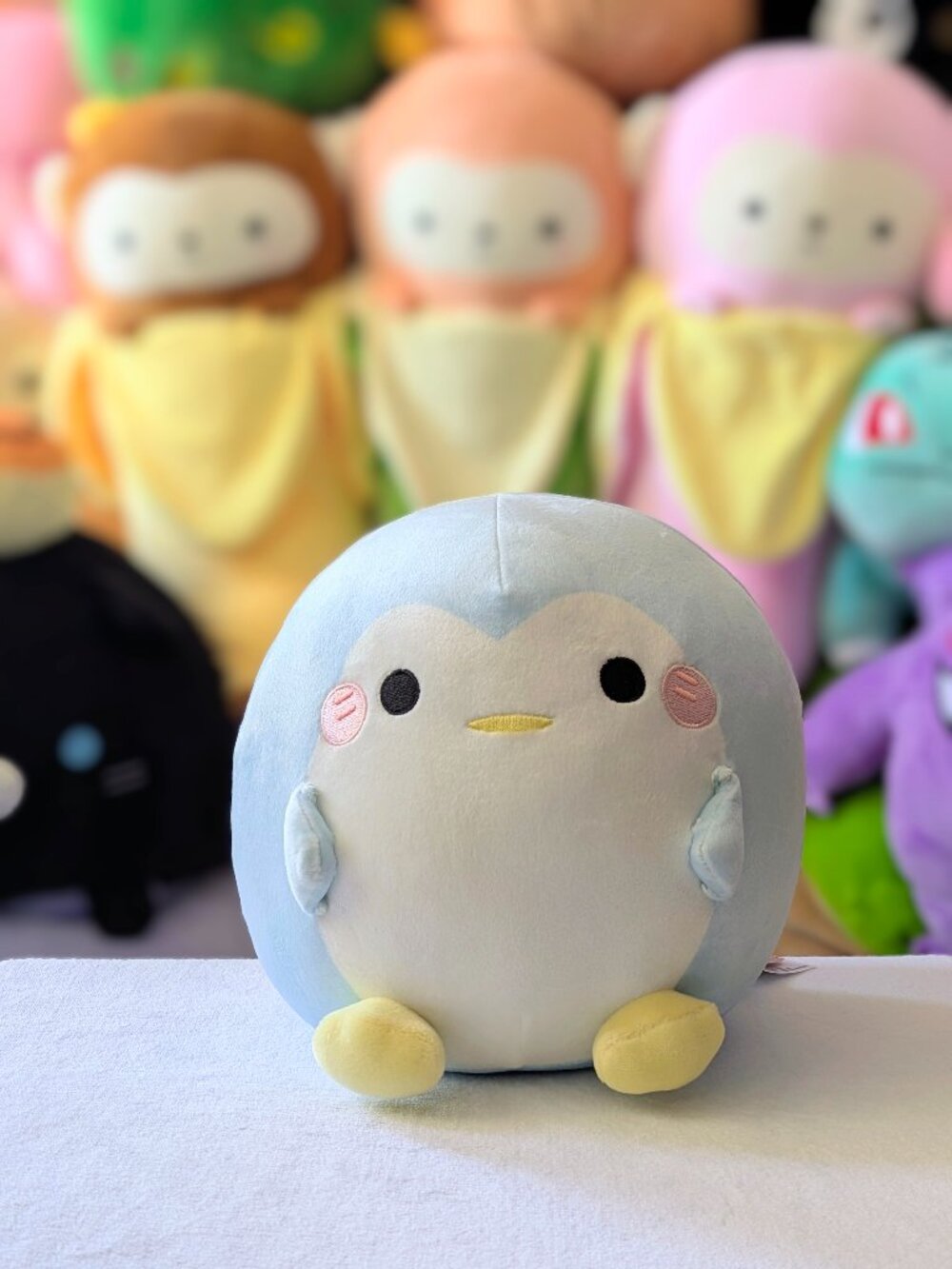 Round 1 Exclusive HoneyMaru Rolling Holiday Penguin Plush